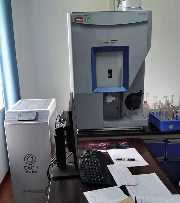 argon gas purifier for inductively coupled plasma analysis