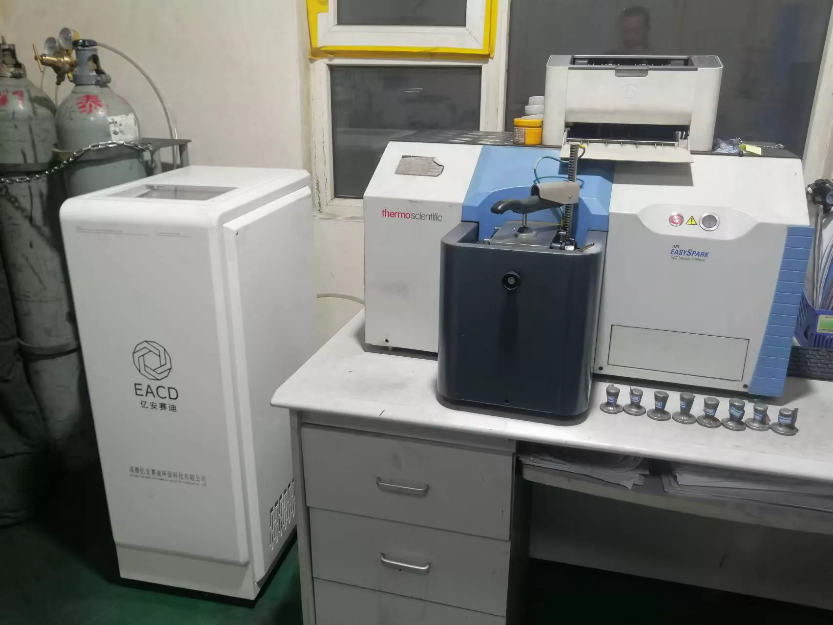 argon gas purifier for spark optical emission spectrometry